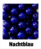 Holzperlen 16mm nachtblau